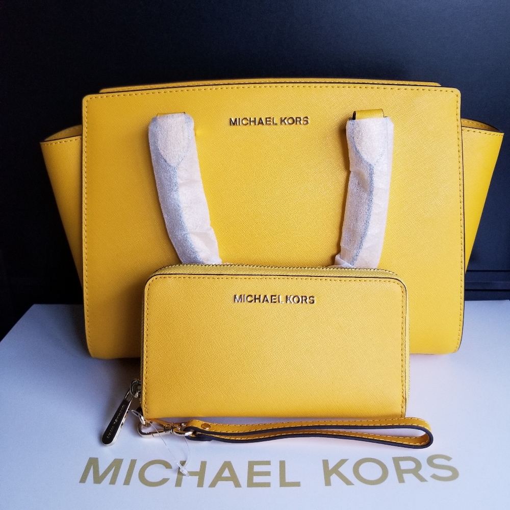 New Michael Kors Selma Bag and Wallet